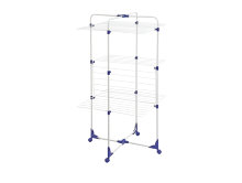 Leifheit Pegasus Tower 270 tørrestativ - hvid/blå